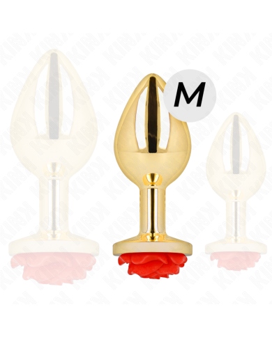 KINK - PLUG ANAL OR ROSE ROUGE TAILLE M