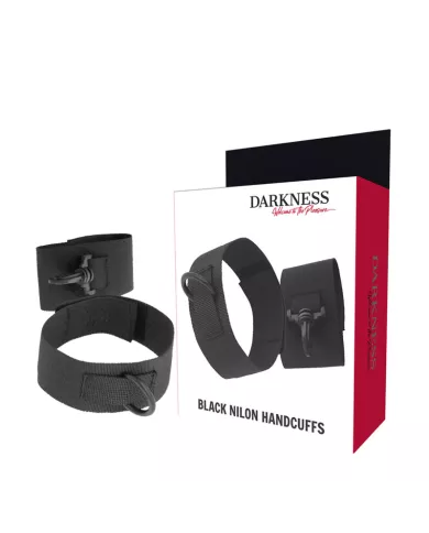 DARKNESS - MENOTTES EN NYLON POUR DÉBUTANTS DARKNESS - MENOTTES EN NYLON POUR DÉBUTANTS