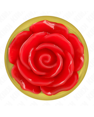 KINK - PLUG ANAL OR ROSE ROUGE TAILLE M