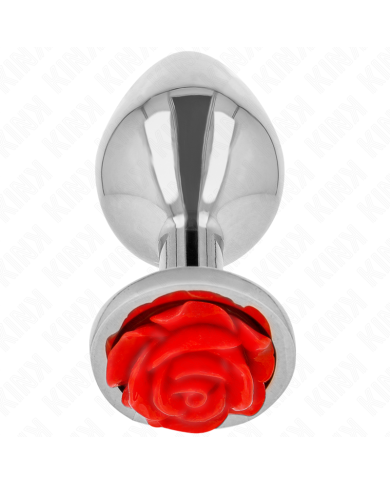 KINK - PLUG ANAL ROSE ROUGE TAILLE M
