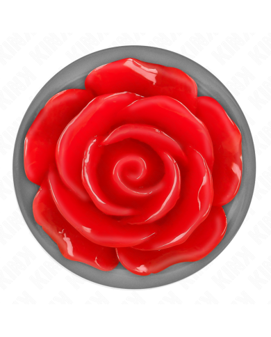 KINK - PLUG ANAL ROSE ROUGE TAILLE M