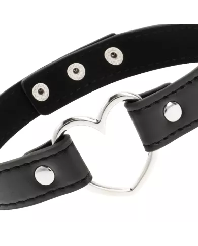 COQUETTE CHIC DESIRE - COLLIER CUIR VEGAN FEMME ACCESSOIRE COEUR COQUETTE CHIC DESIRE - COLLIER CUIR VEGAN FEMME ACCESSOIRE COEUR