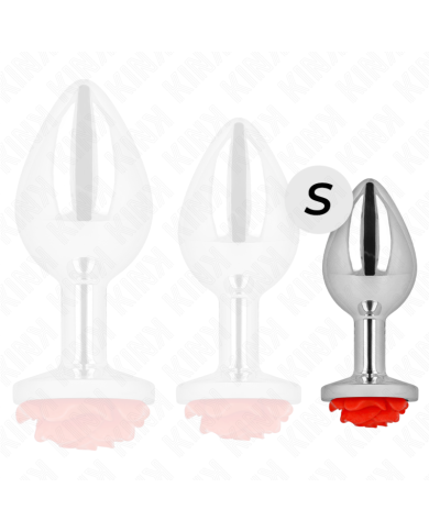 KINK - PLUG ANAL ROSE ROUGE TAILLE S