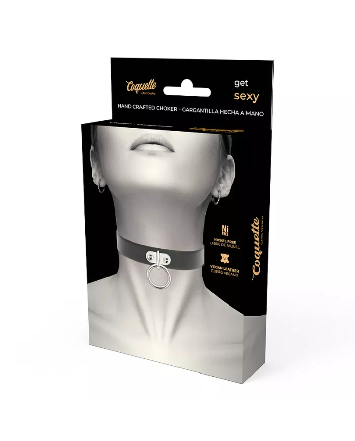 COQUETTE CHIC DESIRE - COLLIER EN CUIR VEGAN FEMME ACCESSOIRE FÉTICHE COQUETTE CHIC DESIRE - COLLIER EN CUIR VEGAN FEMME ACCESSOIRE FÉTICHE