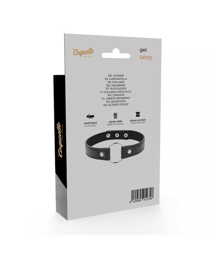 COQUETTE CHIC DESIRE - COLLIER EN CUIR VEGAN ACCESSOIRE FEMME COQUETTE CHIC DESIRE - COLLIER EN CUIR VEGAN ACCESSOIRE FEMME
