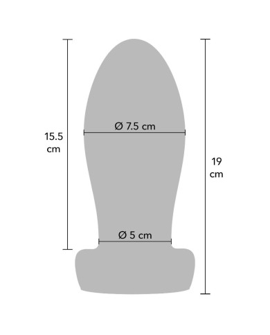 HIDDEN DESIRE - EXTREME HEAVY STRETCHER PLUG ANAL XL