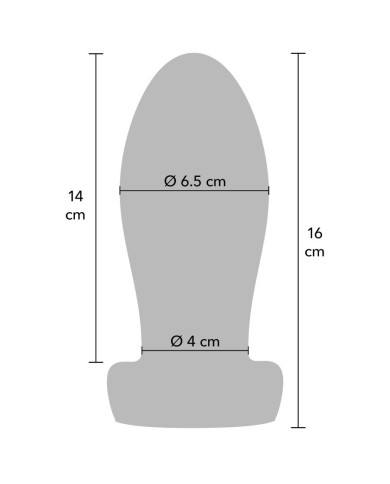 HIDDEN DESIRE - EXTREME HEAVY ANAL STRETCHER PLUG L