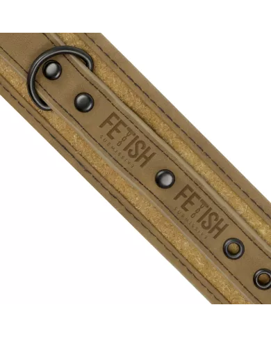 FETISH SUBMISSIVE ORIGIN - MENOTTES EN CUIR VEGAN AVEC DOUBLURE EN NÉOPRÈNE FETISH SUBMISSIVE ORIGIN - MENOTTES EN CUIR VEGAN AVEC DOUBLURE EN NÉOPRÈNE