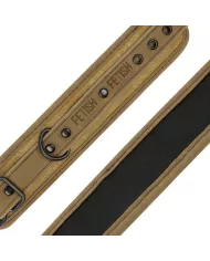 FETISH SUBMISSIVE ORIGIN - MENOTTES EN CUIR VEGAN AVEC DOUBLURE EN NÉOPRÈNE FETISH SUBMISSIVE ORIGIN - MENOTTES EN CUIR VEGAN AVEC DOUBLURE EN NÉOPRÈNE