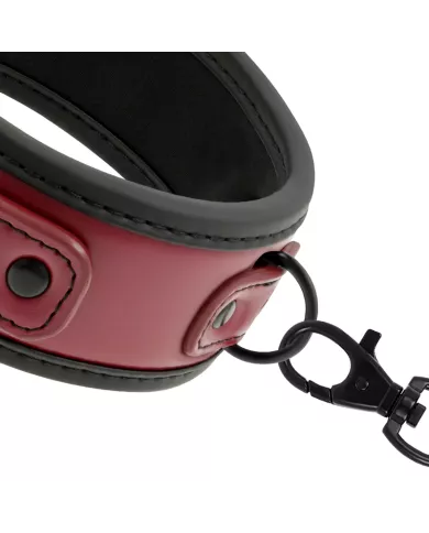 FETISH SUBMISSIVE DARK ROOM - COLLIER CHAÎNE DOUBLURE EN NÉOPRÈNE FETISH SUBMISSIVE DARK ROOM - COLLIER CHAÎNE DOUBLURE EN NÉOPRÈNE