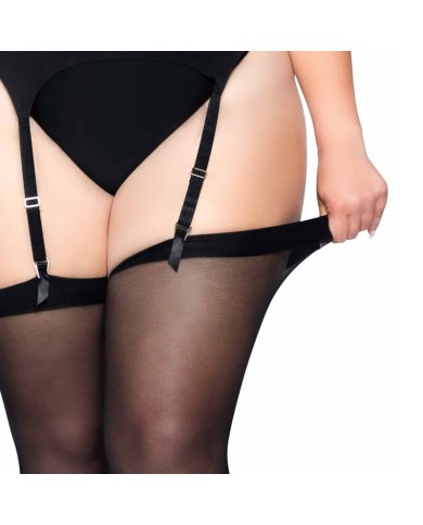 LEG AVENUE - COLLANT NOIR PLUS