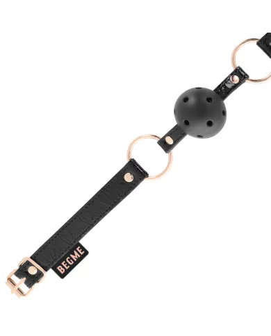 BEGME - BLACK EDITION BALL GAG CUIR VEGAN