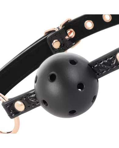 BEGME - BLACK EDITION BALL GAG CUIR VEGAN