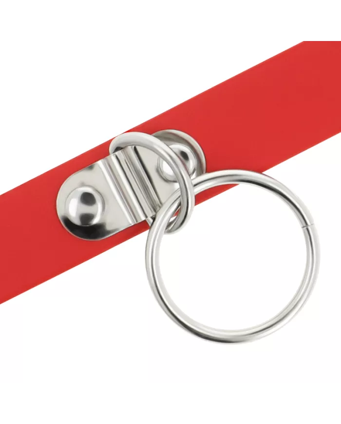 COQUETTE CHIC DESIRE - COLLIER CUIR VEGAN ROUGE FEMME ACCESSOIRE FÉTICHE COQUETTE CHIC DESIRE - COLLIER CUIR VEGAN ROUGE FEMME ACCESSOIRE FÉTICHE