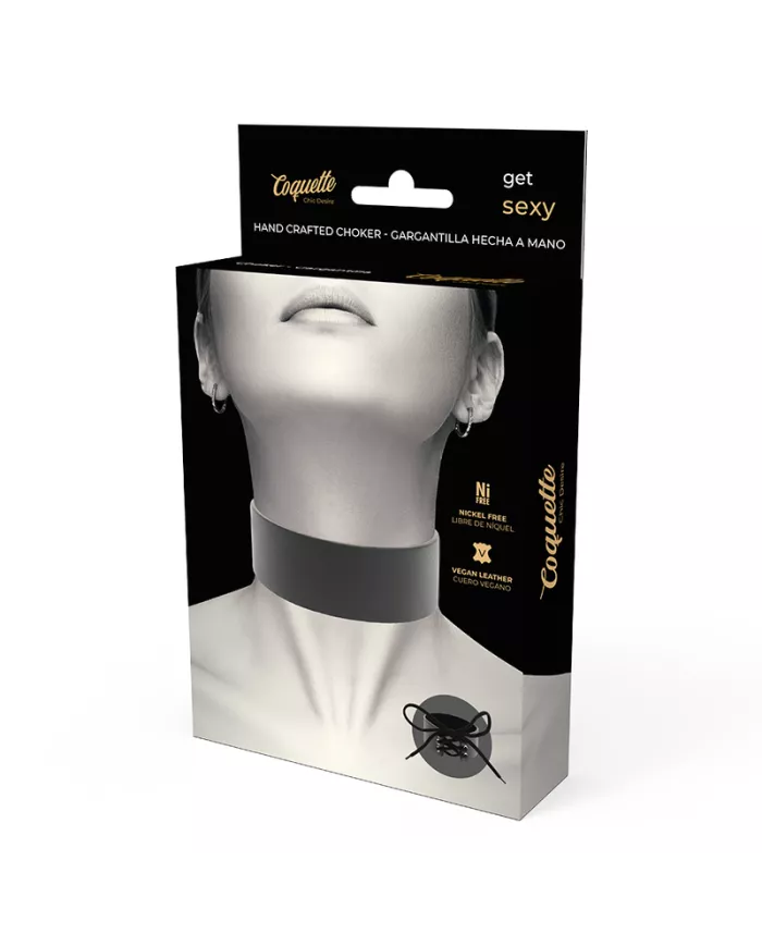 COQUETTE CHIC DESIRE - RAS DE COU EN CUIR VÉGAN