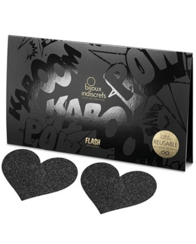 BIJOUX - INDISCRETS FLASH COEUR NOIR COUPES DE TAMELON