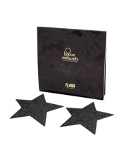 BIJOUX - INDISCRETS CAPUCHONS DE TAMELON NOIR STAR FLASH