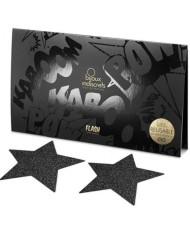 BIJOUX - INDISCRETS CAPUCHONS DE TAMELON NOIR STAR FLASH