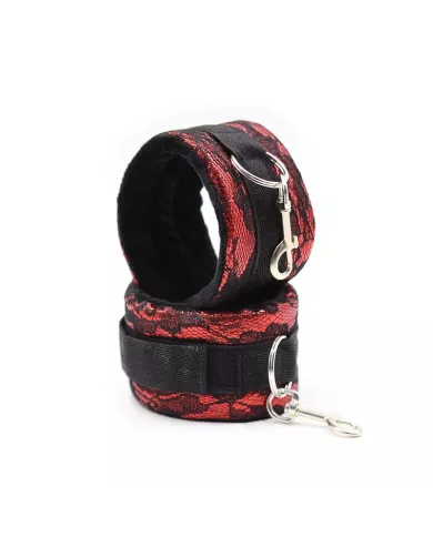 OHMAMA FETISH - MENOTTES EN VELOURS AVEC RUBAN EN NYLON