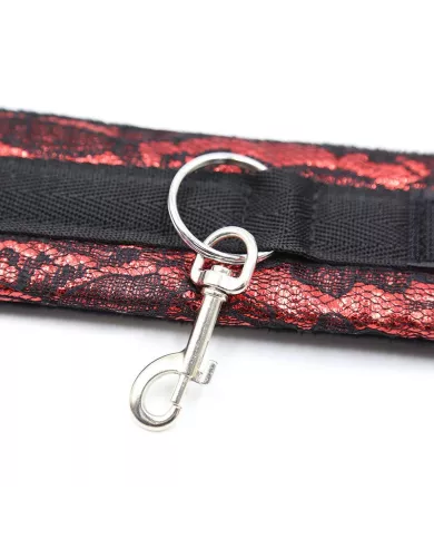 OHMAMA FETISH - MENOTTES EN VELOURS AVEC RUBAN EN NYLON