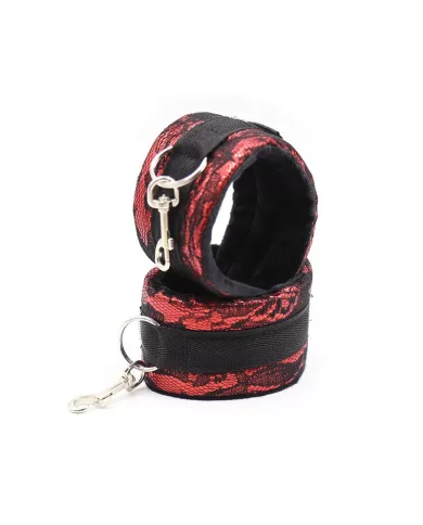 OHMAMA FETISH - MENOTTES EN VELOURS AVEC RUBAN EN NYLON