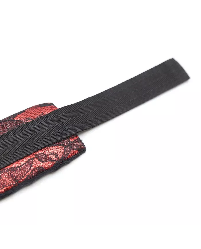 OHMAMA FETISH - MENOTTES EN VELOURS AVEC RUBAN EN NYLON