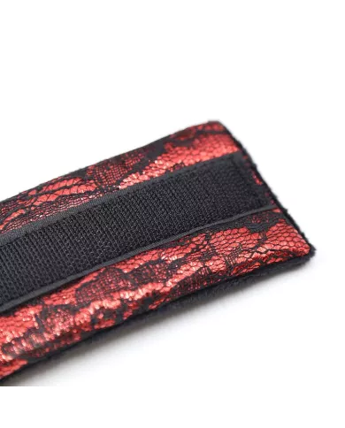 OHMAMA FETISH - MENOTTES EN VELOURS AVEC RUBAN EN NYLON