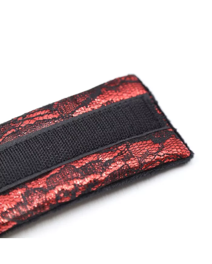 OHMAMA FETISH - MENOTTES EN VELOURS AVEC RUBAN EN NYLON