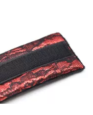 OHMAMA FETISH - MENOTTES EN VELOURS AVEC RUBAN EN NYLON