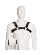 LEATHER BODY - HARNAIS BULL DOG NOIR
