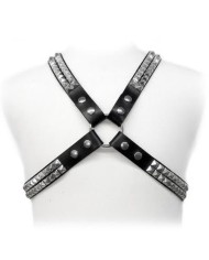 LEATHER BODY - HARNAIS CLOUS PYRAMIDAUX
