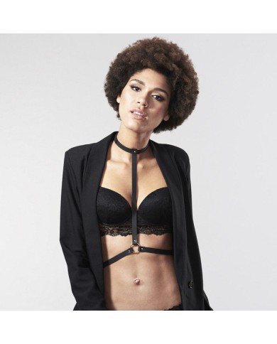 BIJOUX - INDISCRETS MAZE HARNAIS NOIR