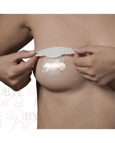 BYE-BRA - RENFORCEMENTSEINS + COUVRE-MAMETAUX SOIE BONNET F/H