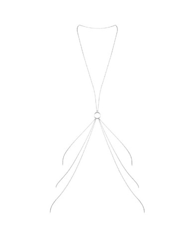 BIJOUX - MAGNIFIQUE CHAÎNES MÉTALLIQUES POUR LE CORPS 8 ARGENT