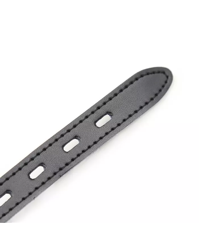 OHMAMA FETISH - BÂILLON BALLE EN SILICONE AVEC CEINTURE EN CUIR (CADENAS INCLUS) OHMAMA FETISH - BÂILLON BALLE EN SILICONE AVEC CEINTURE EN CUIR (CADENAS INCLUS)