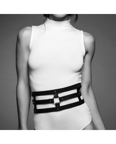 BIJOUX - INDISCRETS CEINTURE LABYRINTHE AVEC BRACELET NOIR