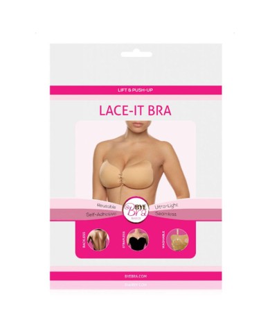 BYE-BRA - LACE-IT RENFORCEMENT PUSH-UP BEIGE BONNET A