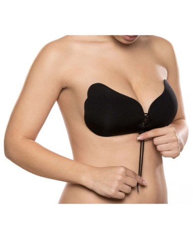 BYE-BRA - LACE-IT RENFORCEMENT PUSH-UP NOIR BONNET A
