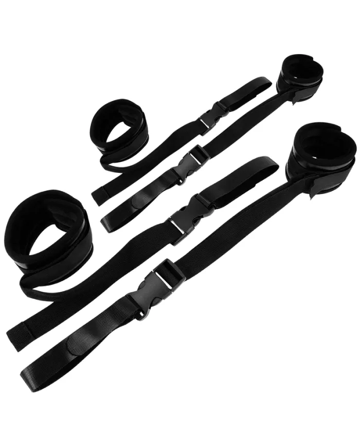 MENOTTES DE RETENUE OHMAMA FETISH NYLON ET VELCRO MENOTTES DE RETENUE OHMAMA FETISH NYLON ET VELCRO