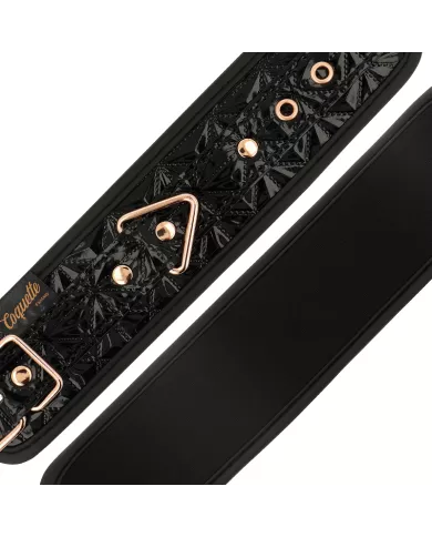 COQUETTE CHIC DESIRE - MENOTTES ÉDITION NOIRE AVEC DOUBLURE EN NÉOPRÈNE