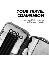 FETISH SUBMISSIVE BONDAGE - BARRE SÉPARATEUR RÉGLABLE 4 PIÈCES FETISH SUBMISSIVE BONDAGE - BARRE SÉPARATEUR RÉGLABLE 4 PIÈCES