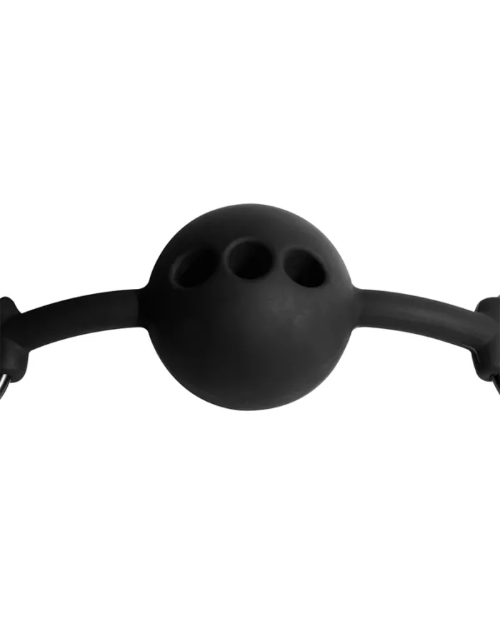 FETISH SUBMISSIVE BONDAGE - BÂILLON À BOULE EN SILICONE RESPIRANT