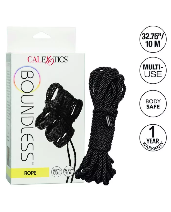 CALEXOTICS - BOUNDLESS CORDE 10M NOIRE CALEXOTICS - BOUNDLESS CORDE 10M NOIRE