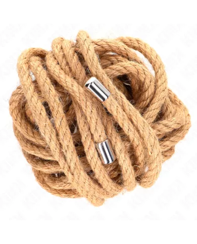 KINK - CORDE DE CHANVRE AVEC TÊTE MÉTALLIQUE 5 MÈTRES KINK - CORDE DE CHANVRE AVEC TÊTE MÉTALLIQUE 5 MÈTRES