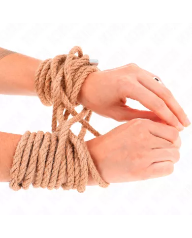 KINK - CORDE DE CHANVRE AVEC TÊTE MÉTALLIQUE 5 MÈTRES KINK - CORDE DE CHANVRE AVEC TÊTE MÉTALLIQUE 5 MÈTRES