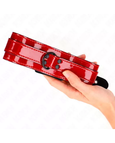 KINK - COLLIER AJUSTABLE ROUGE VIN 37,5-49,5 CM X 5 CM