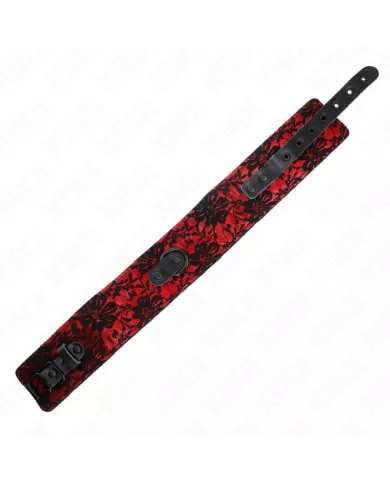 KINK - COLLIER DENTELLE AVEC CEINTURE AVEC CEINTURE EN CUIR VRAI 105 CM / 44 X 5,5 CM KINK - COLLIER DENTELLE AVEC CEINTURE AVEC CEINTURE EN CUIR VRAI 105 CM / 44 X 5,5 CM