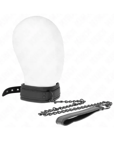KINK - COLLIER DE BONDAGE EN NÉOPRÈNE MODÈLE 1 AVEC CEINTURE 78 CM RÉGLABLE 37,5 X 49,5 CM KINK - COLLIER DE BONDAGE EN NÉOPRÈNE MODÈLE 1 AVEC CEINTURE 78 CM RÉGLABLE 37,5 X 49,5 CM