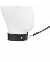 KINK - COLLIER AVEC CEINTURE 116 CM BRACELET NOIR AJUSTABLE 32-50 CM X 8 CM