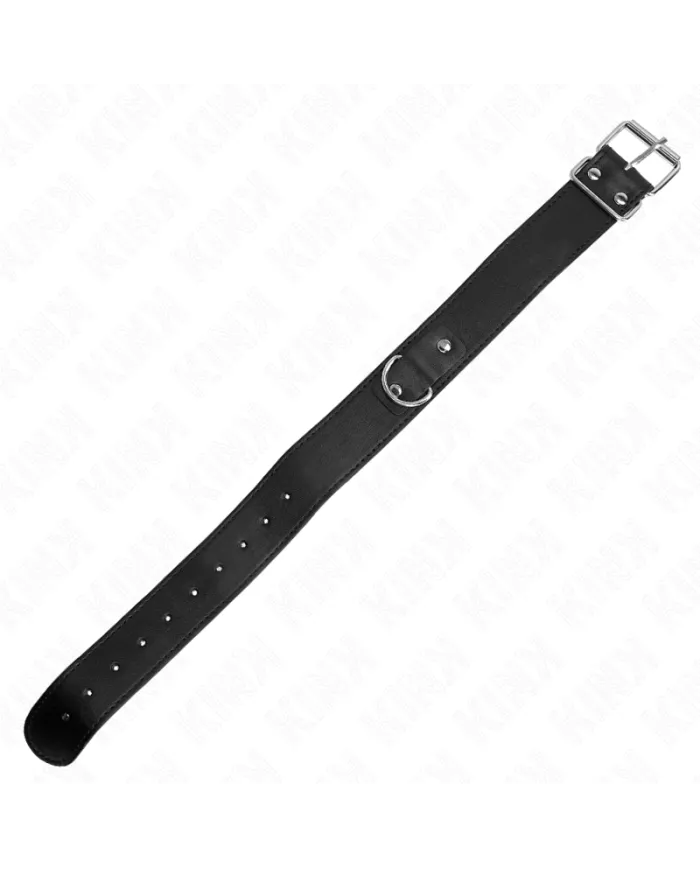 KINK - COLLIER AVEC CEINTURE 116 CM BRACELET NOIR AJUSTABLE 32-50 CM X 8 CM
